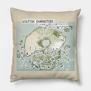 Liltish Characters Pillow