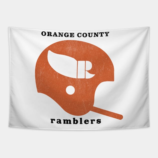 Defunct Orange County Ramblers CFL Football 1967 Tapestry by LocalZonly