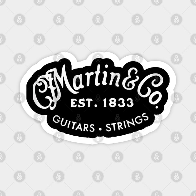 Martins Guitars Logo Magnet by Ink Lines
