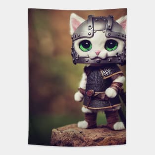 Viking Cat Toy Tapestry