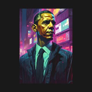 Obama Cyberpunk Art T-Shirt