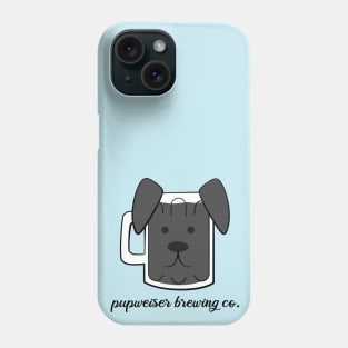 Pupweiser Brewing Co. Black Lab Phone Case