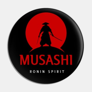 MUSASHI - RONIN SPIRIT (red edition) T-Shirt Pin