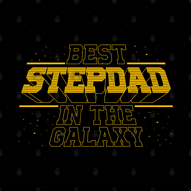 Best Stepdad in the Galaxy by The Printee Co