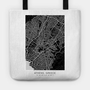 athens map poster minimalist Tote