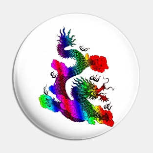 Rainbow Dragon Pin