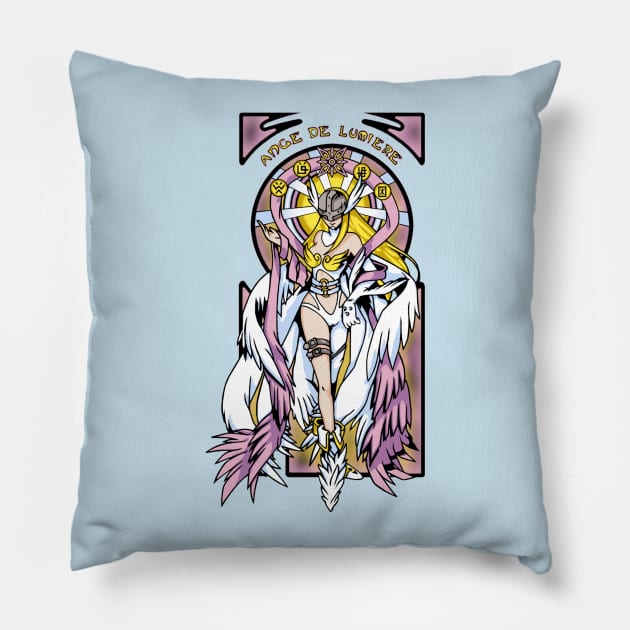 Ange De Lumiere Pillow by collinaraptor