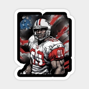American Football Safety Magnet
