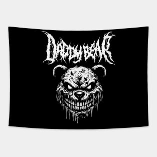 Daddy Bear. Death Metal Father's Day Tapestry