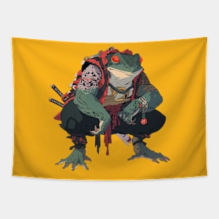 samurai frog Tapestry