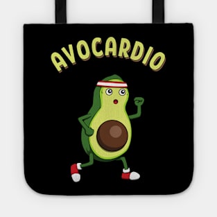 Avocardio Running Avocado Athlete Fitness Tote