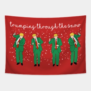 Trump Merry Christmas Tapestry