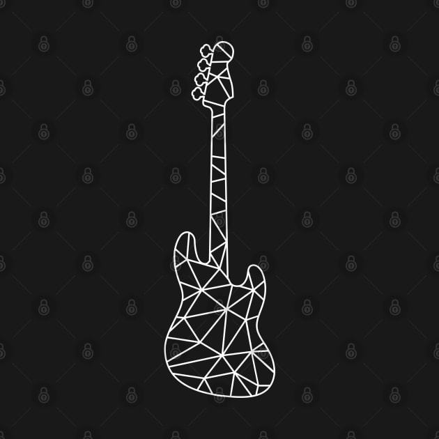 Geometric Line Bass Guitar by nightsworthy