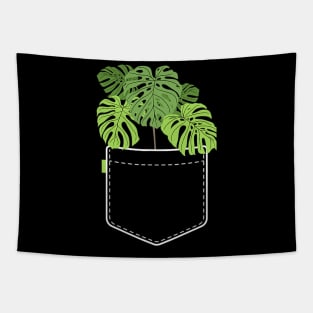 Monstera Pocket Plant Mama Tapestry