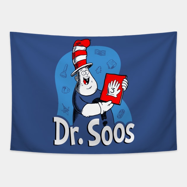 Dr. Soos Tapestry by cedownes.design