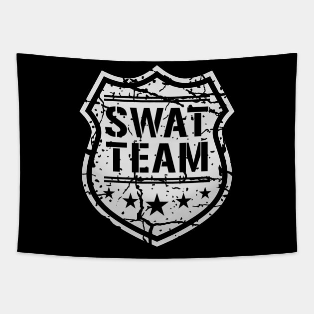 SWAT Team Shield Tapestry by PallKris