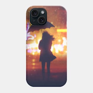 Lonely woman Phone Case