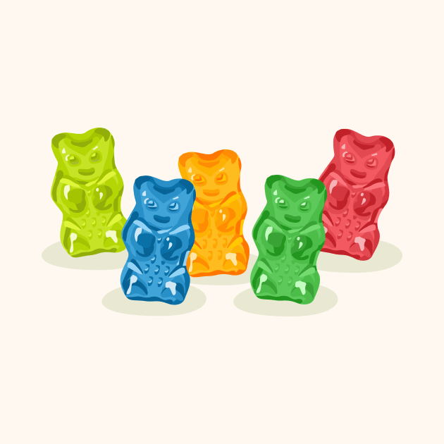 Gummy Bears Gang by XOOXOO