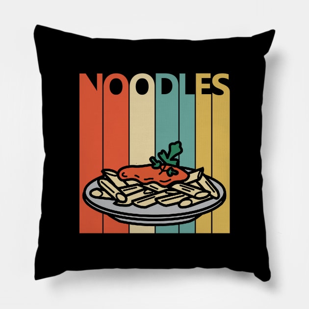 Vintage Noodles Pillow by GWENT