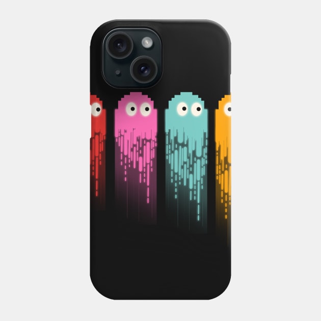 Pacman Ghost Phone Case by PanosStamo