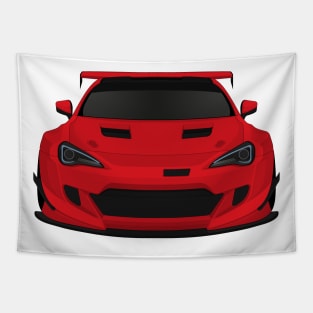 GT86 widebody Monaco-red Tapestry