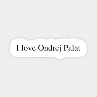 I love Ondrej Palat Magnet