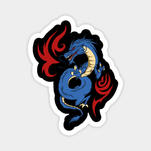 The Blue Dragon Magnet