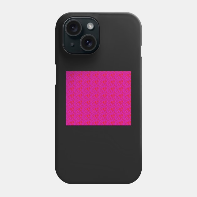 Pink Sherbet - bright pops of tangy color - abstract fusion Phone Case by innerspectrum