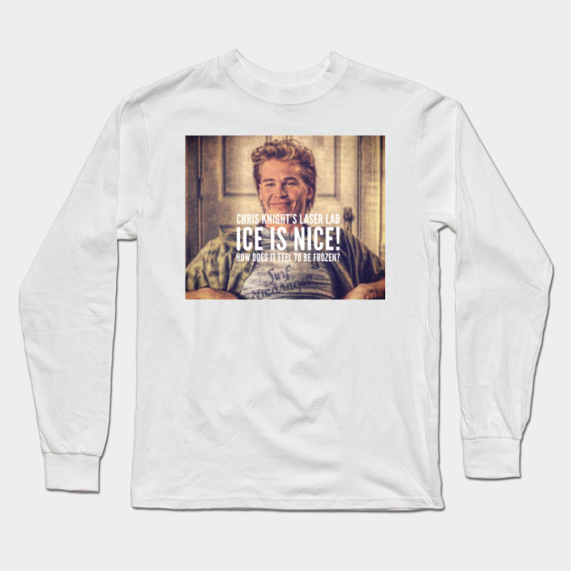 laser long sleeve hooded tee