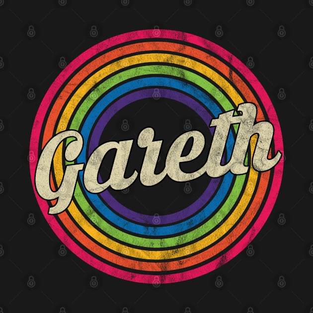 Gareth - Retro Rainbow Faded-Style by MaydenArt