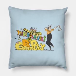 Ed Grimley Cartoon Pillow