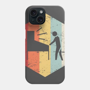 Retro 70s Pinball Player Phone Case