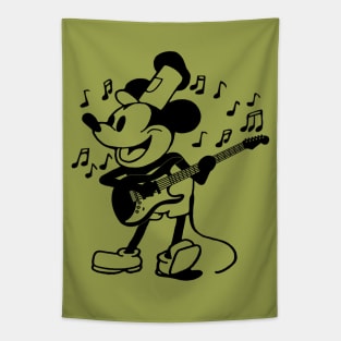 Guitar Mouse (rocking and rolling) Tapestry