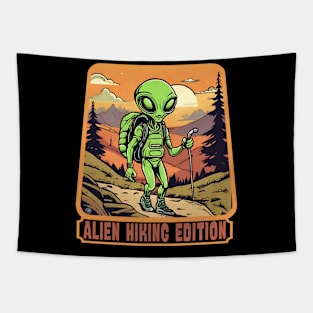 Alien hiking edition Tapestry