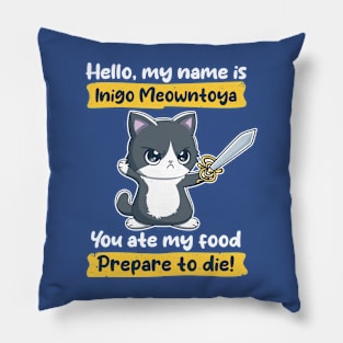 Inigo Meowntoya Pillow