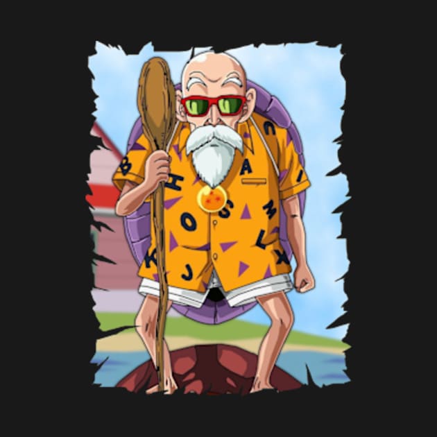 MASTER ROSHI MERCH VTG by Kiecx Art