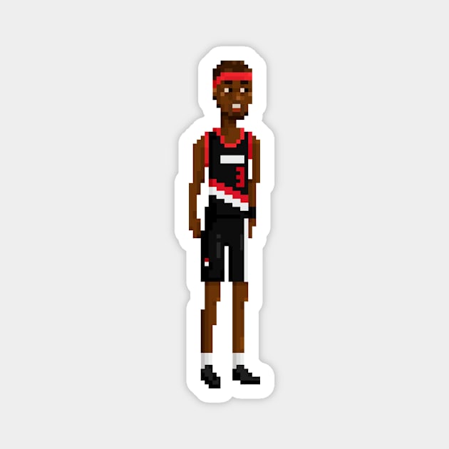 Clifford Robinson Magnet by PixelFaces