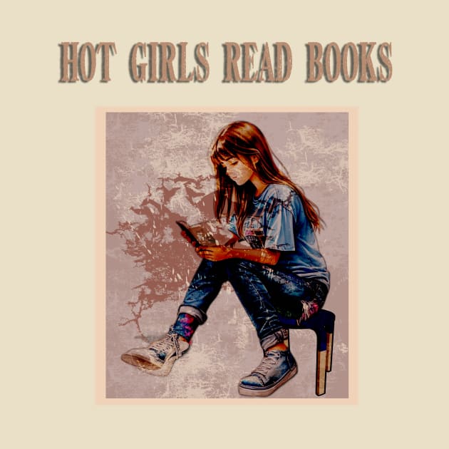 Hot girls read books Design by YeaLove