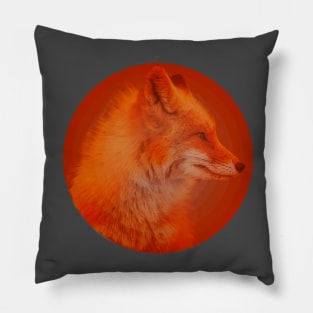 Red fox Pillow