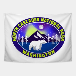 North Cascades National Park Washington Bear Tapestry