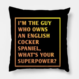 English cocker spaniel Pillow