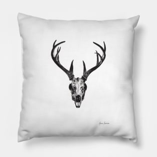 Deer Skull Pillow