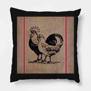 Chicken & Rooster Farmhouse Home Decor Gifts Pillow