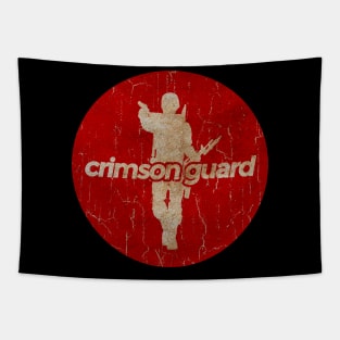 crimson guard - simple red circle vintage Tapestry