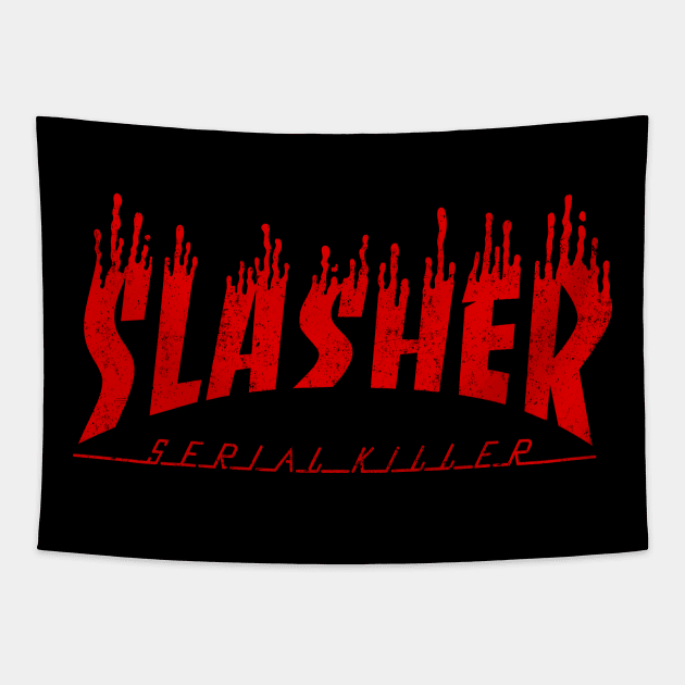 Slasher - Grunge Tapestry by demonigote