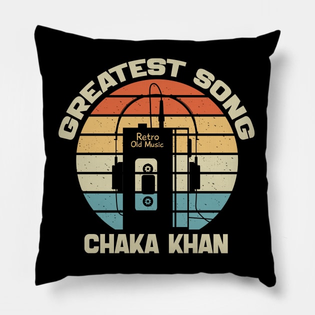 Chaka Khan Pillow by TeknologiModern