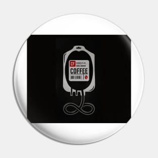 LIFE BEGINS AFTER COFFEE Pin