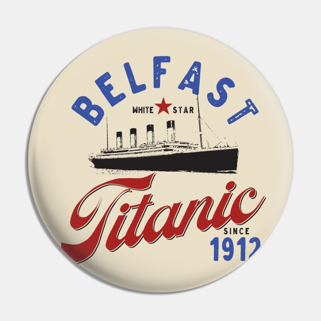 Belfast Titanic Pin by MindsparkCreative