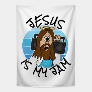 Jesus Is My Jam Christian Musician Funny Tapestry