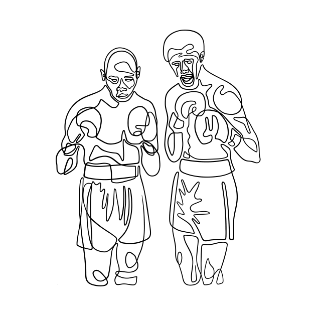 Boxers M.Hagler & T.Hearns by JamesLoCreative